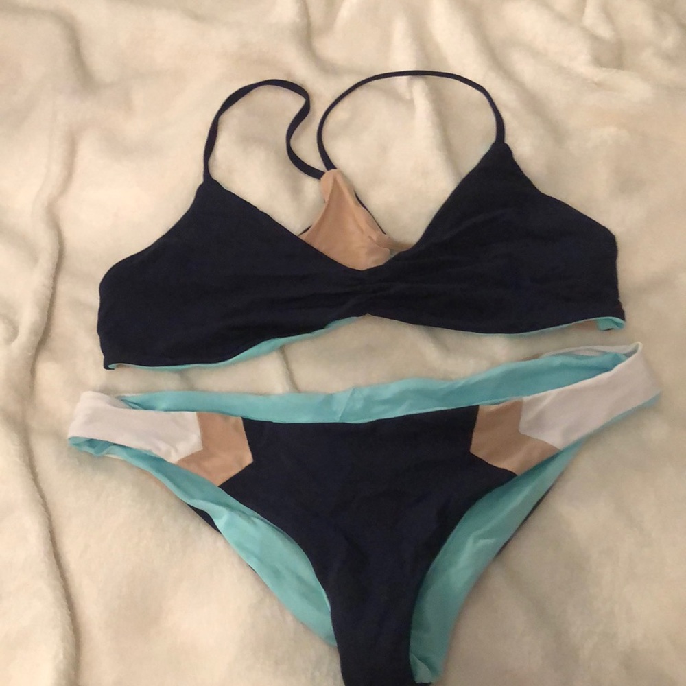 L*Space Navy Blue bikini